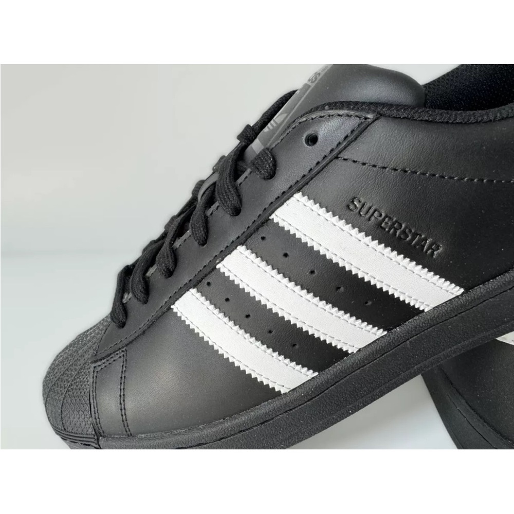 Adidas Superstar Black and White Sneakers